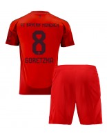 Bayern Munich Leon Goretzka #8 Domácí dres pro děti 2024-25 Krátký Rukáv (+ trenýrky)